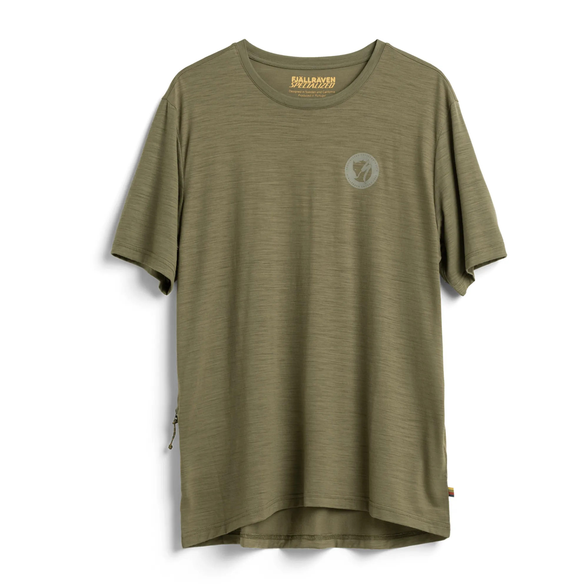 Specialized Fjallraven Mens S/F Wool T-Shirt Green Merino Wool Specialized Fjallraven Mens S/F Wool T-Shirt Green Merino Wool