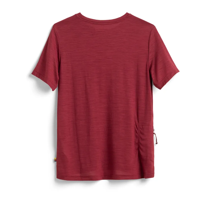Specialized Fjallraven Womens S/F Wool T-Shirt Red-1