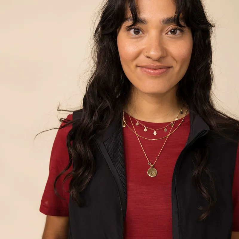 Specialized Fjallraven Womens S/F Wool T-Shirt Red-2