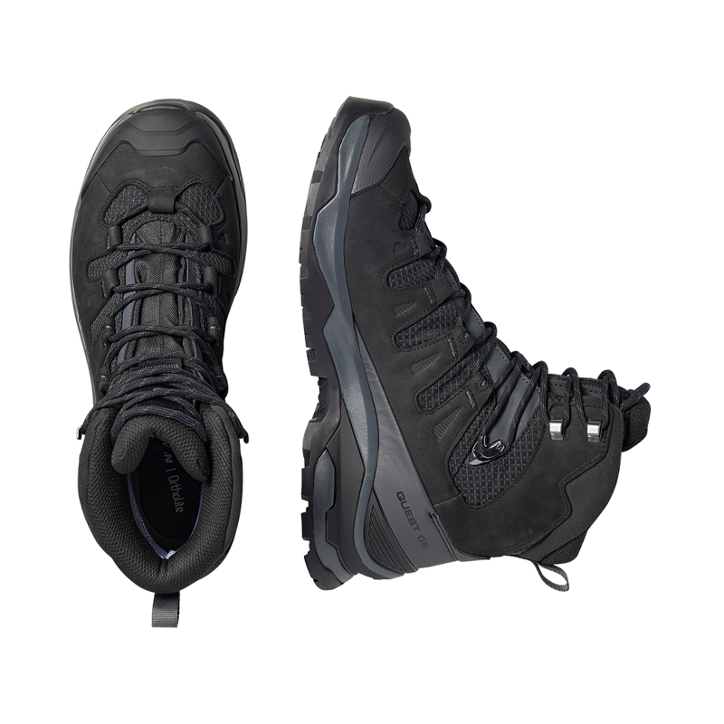 Salomon Mens Quest 5 GTX Asphalt/Black/Asphalt -5