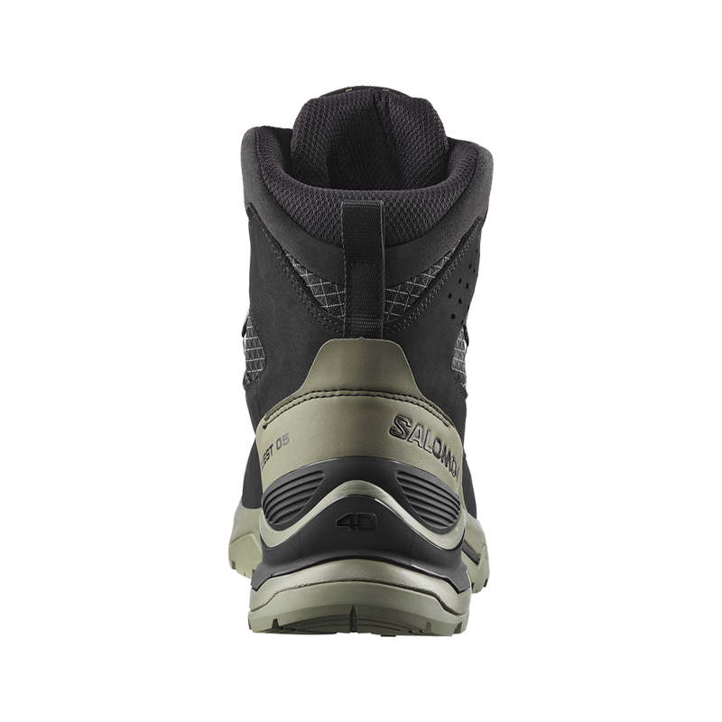 Salomon Mens Quest 5 GTX Black/Deep Lichen Green-3