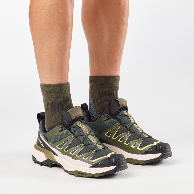 Salomon Mens X Ultra 360 Edge GTX Peat/Olive Night/Endive -2