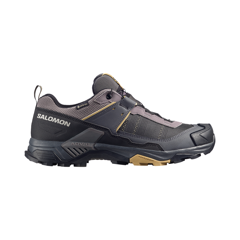 Salomon Mens X Ultra 5 GTX Dark Gull Gray/Asphalt 