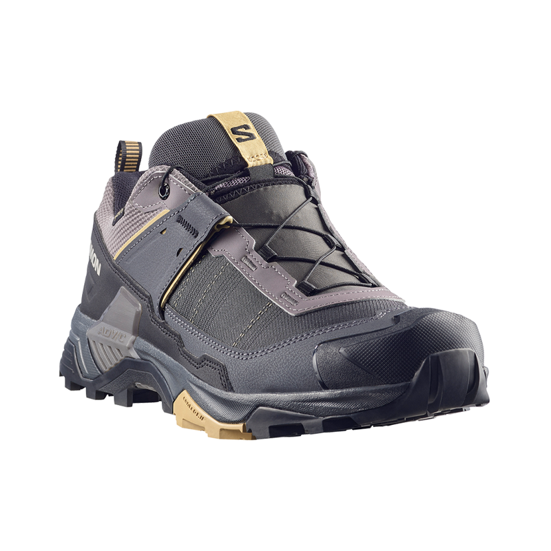 Salomon Mens X Ultra 5 GTX Dark Gull Gray/Asphalt -1