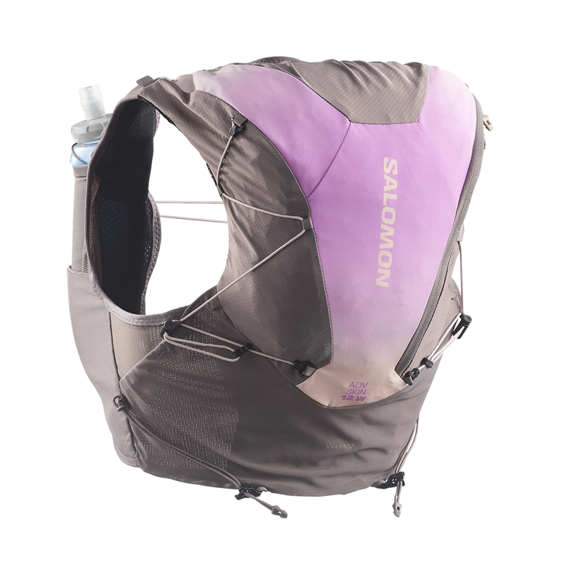 Salomon Womens Adv Skin 12 Iron/Shadow Gray -1