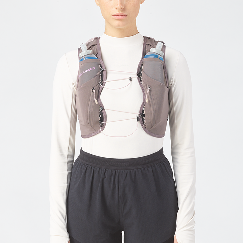 Salomon Womens Adv Skin 12 Iron/Shadow Gray -2