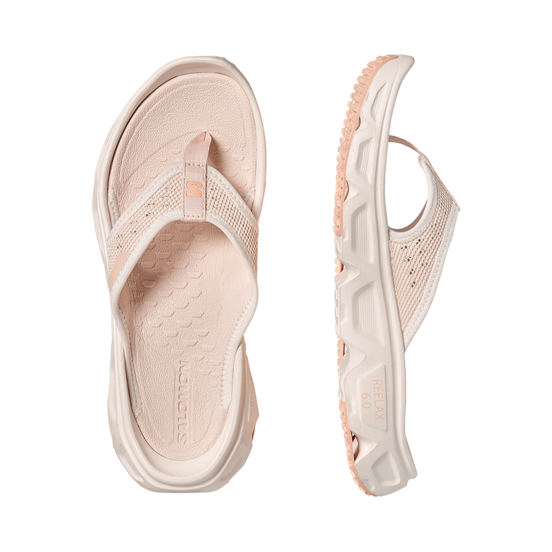Salomon Womens Reelax Break 6.0 Tapioca/Vanilla Ice/Almond-3