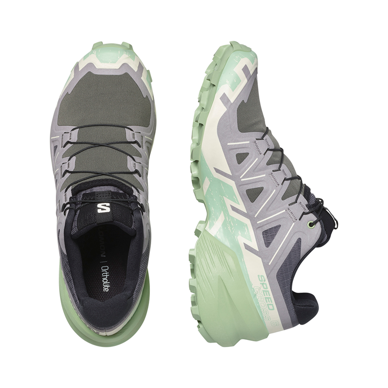 Salomon Womens Speedcross 6 Castlerock/Vanilla Ice-4