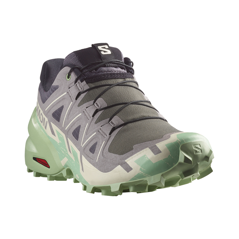 Salomon Womens Speedcross 6 Castlerock/Vanilla Ice-3