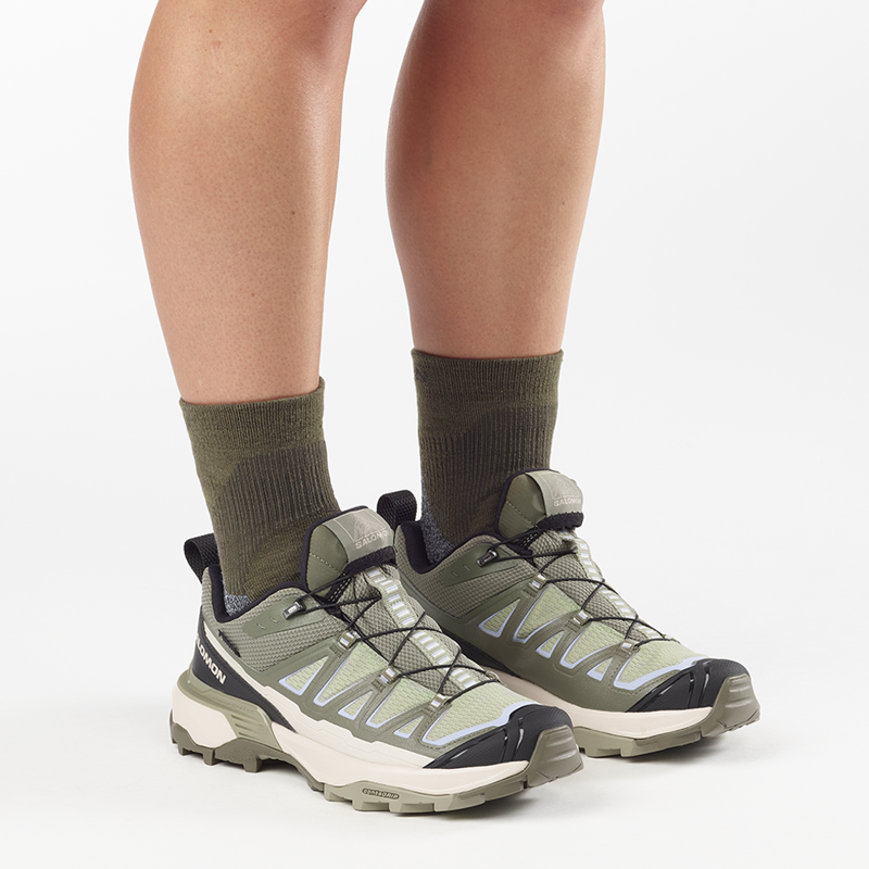 Salomon Womens X Ultra 360 Edge GTX Tea/Deep Lichen Green-2