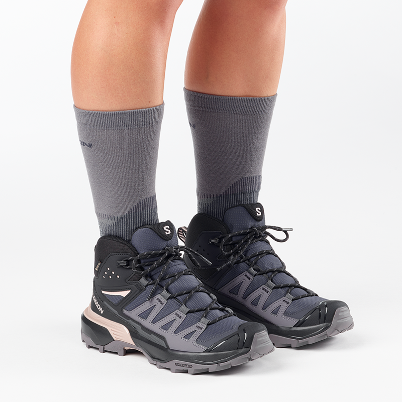 Salomon Womens X Ultra 360 Mid GTX Nine Iron/Excalibur-2