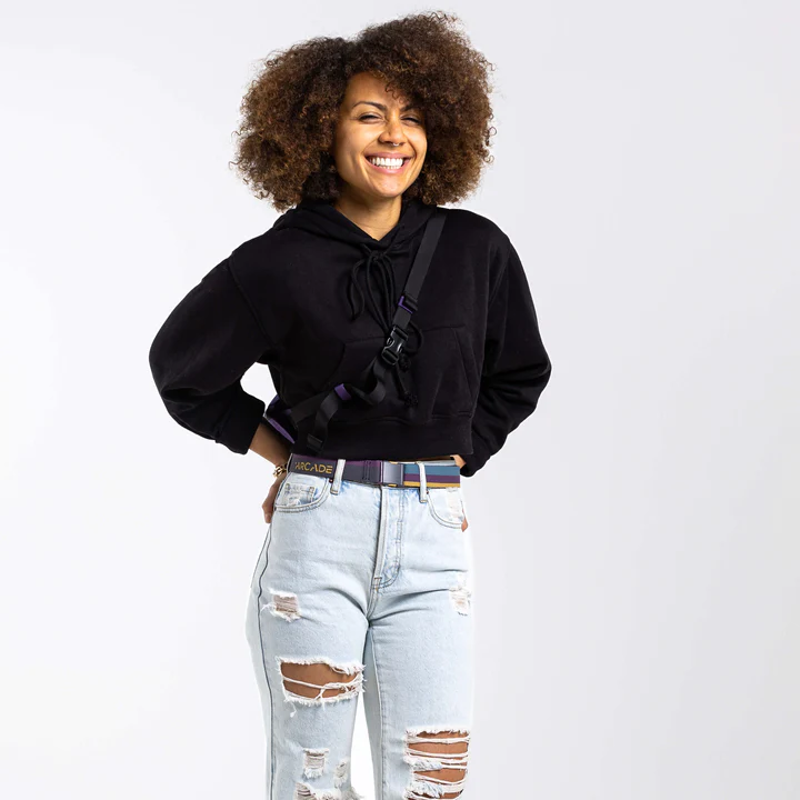 Arcade Belts Sierra A2 Slim Stretch Belt Plumb/Rise-1