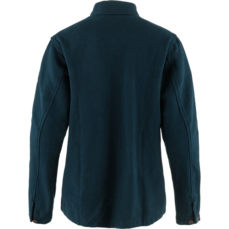 Fjallraven Women's Singi Flannel Overshirt Dark Navy-1