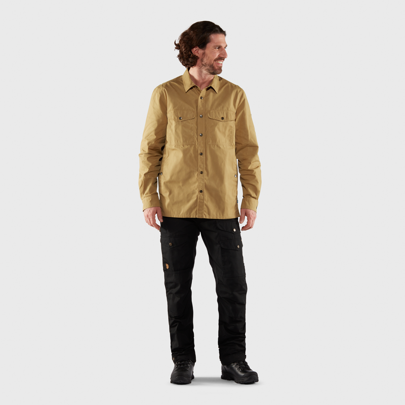 Fjallraven Mens Singi Overshirt Dark Olive-4