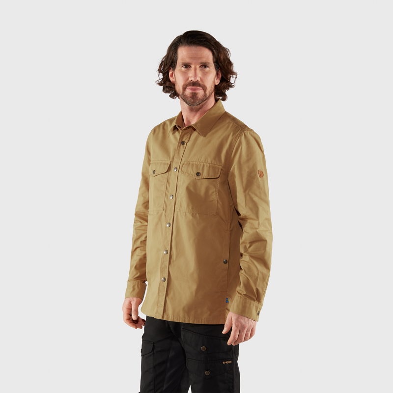 Fjallraven Mens Singi Overshirt Dark Olive-6