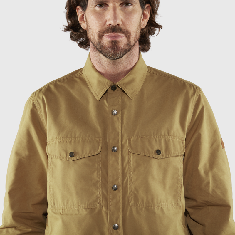 Fjallraven Mens Singi Overshirt Buckwheat Brown-7