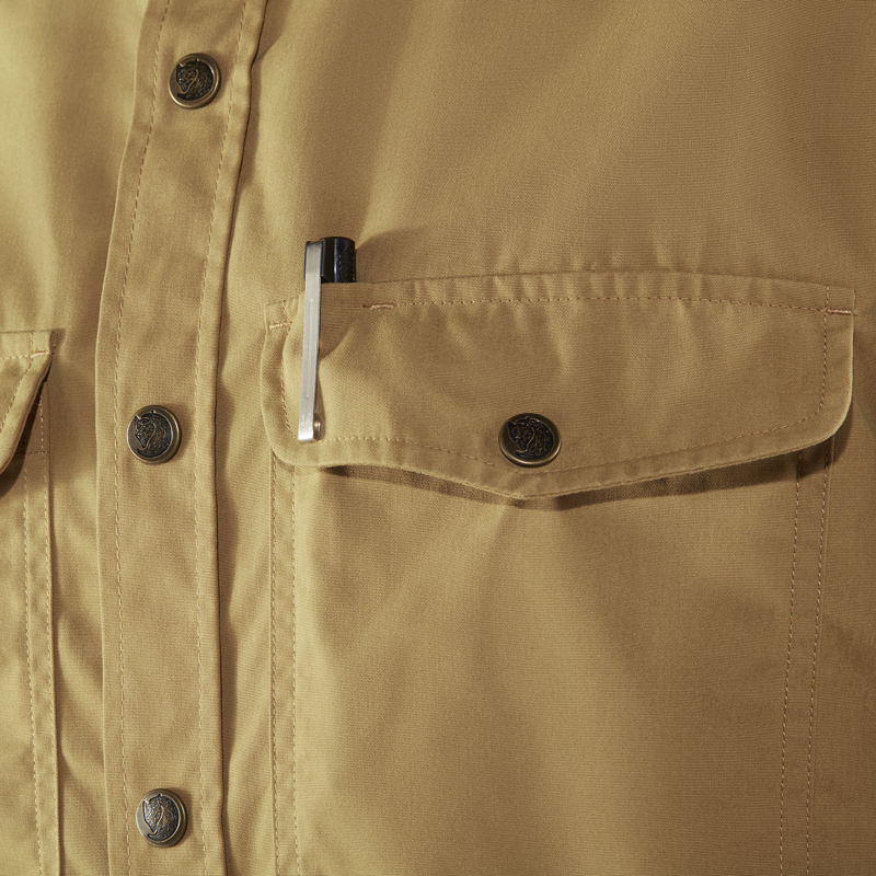 Fjallraven Mens Singi Overshirt Buckwheat Brown-10