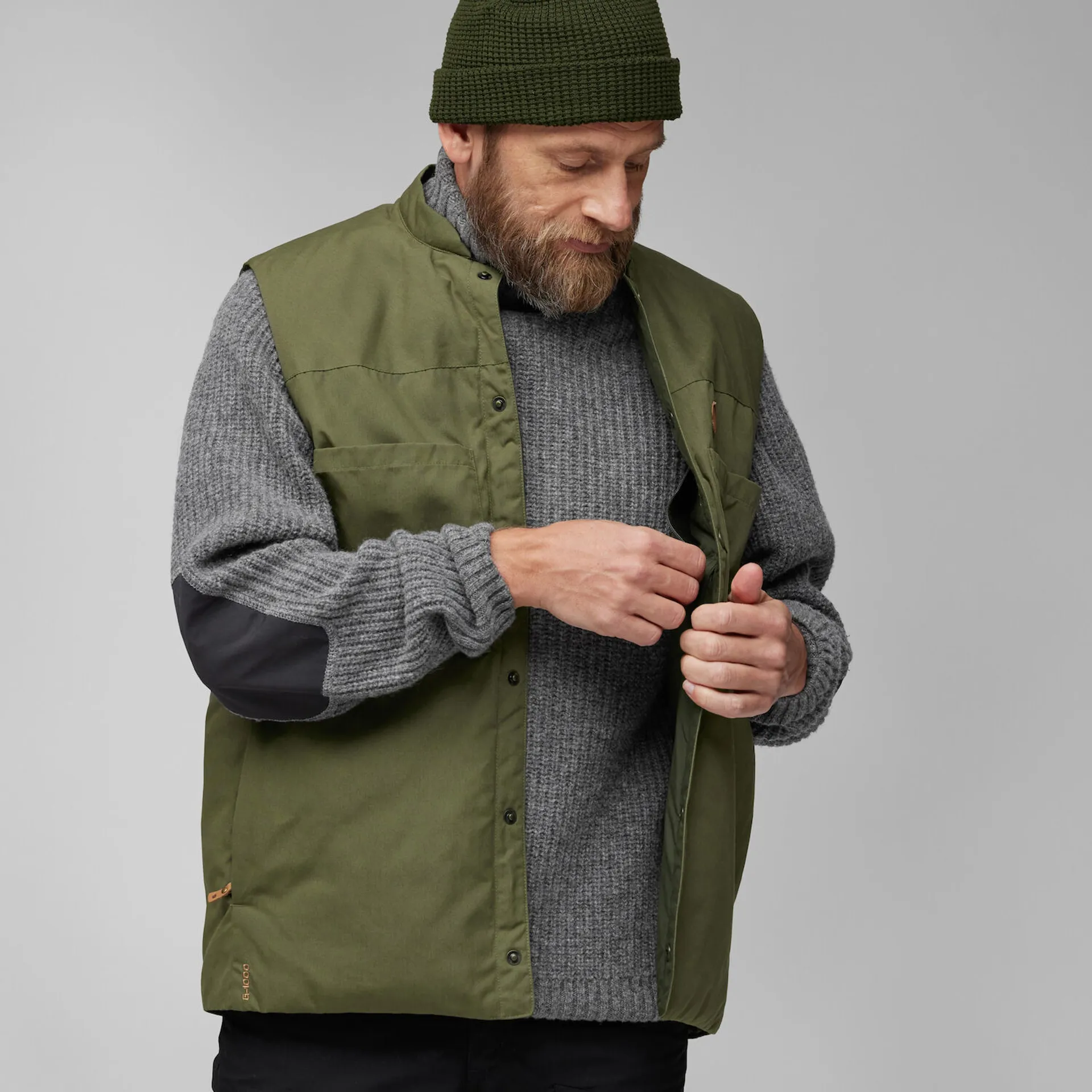 Fjallraven Men's Singi Padded Vest Buckwheat Brown