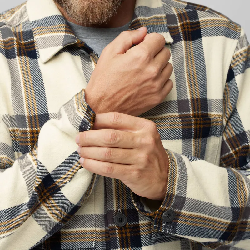 Fjallraven Men's Singi Flannel Overshirt Dark Navy-5