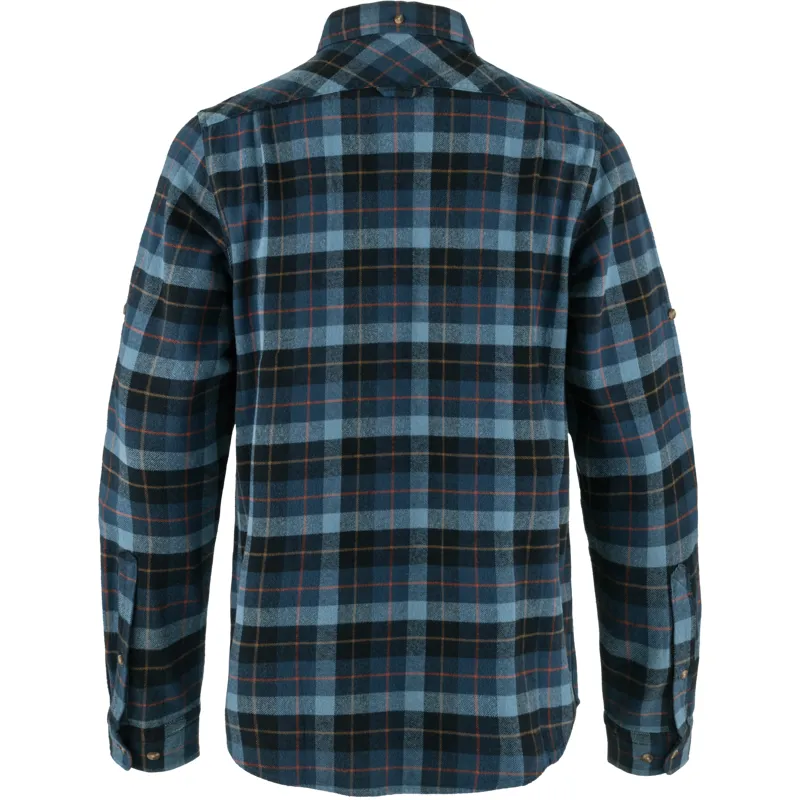 Fjallraven Men's Singi Heavy Flannel Shirt Dark Navy /Indigo Blue-1