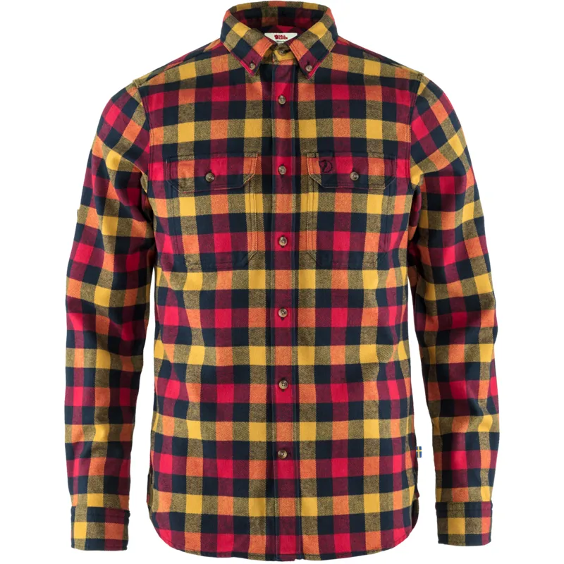 Fjallraven Mens Skog Shirt True Red