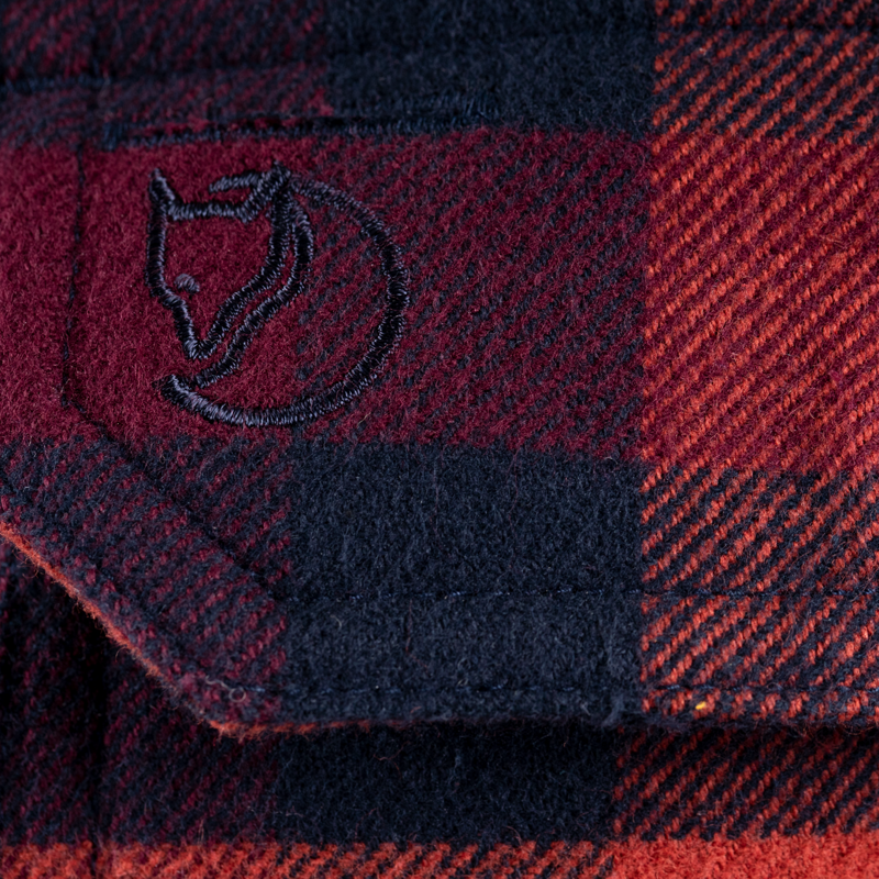 Fjallraven Mens Skog Shirt True Red-9