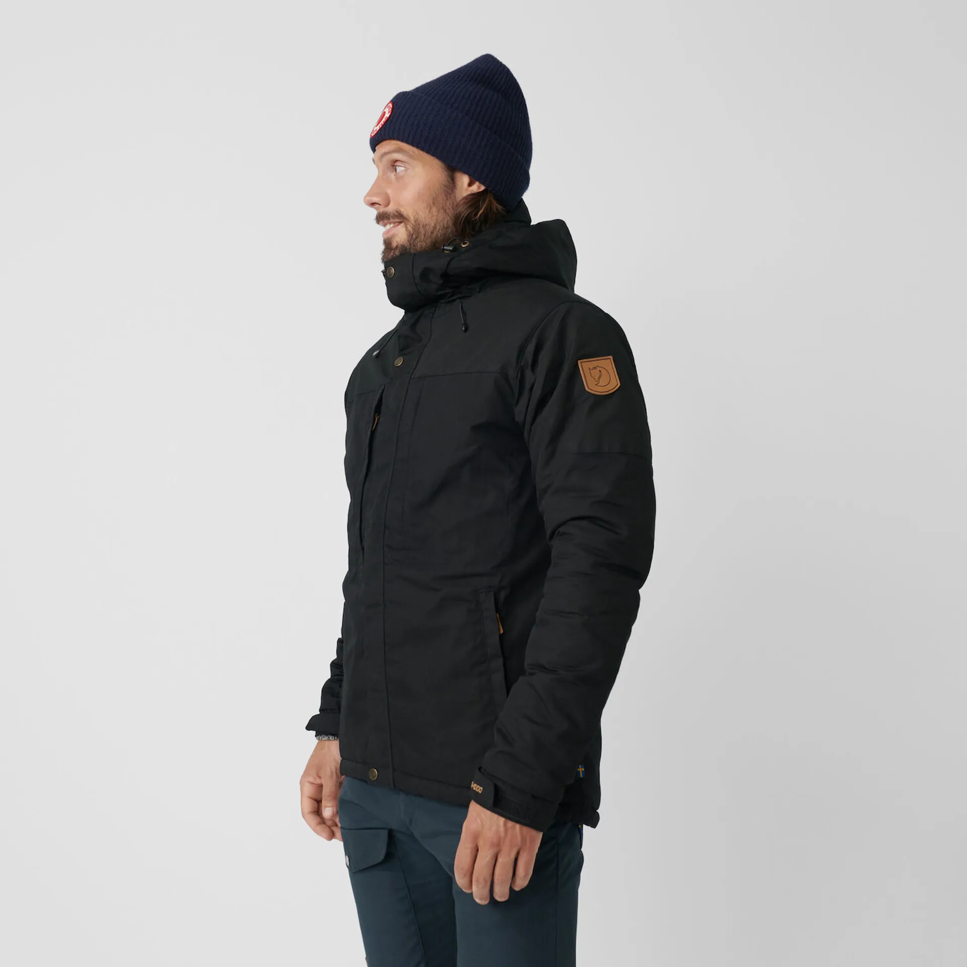 Fjallraven Mens Skogso Padded Jacket Black