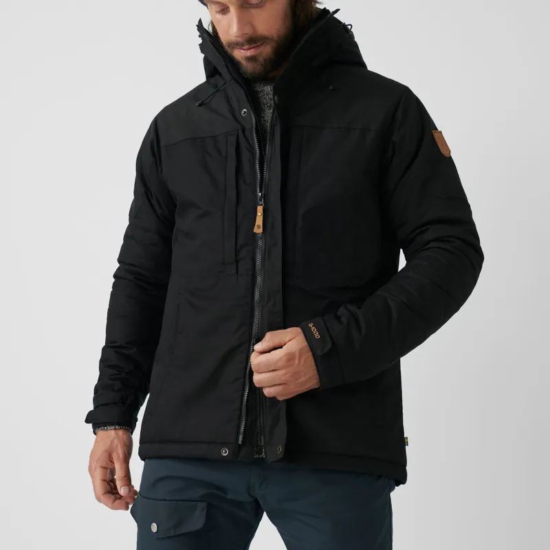 Fjallraven Mens Skogso Padded Jacket Black-7