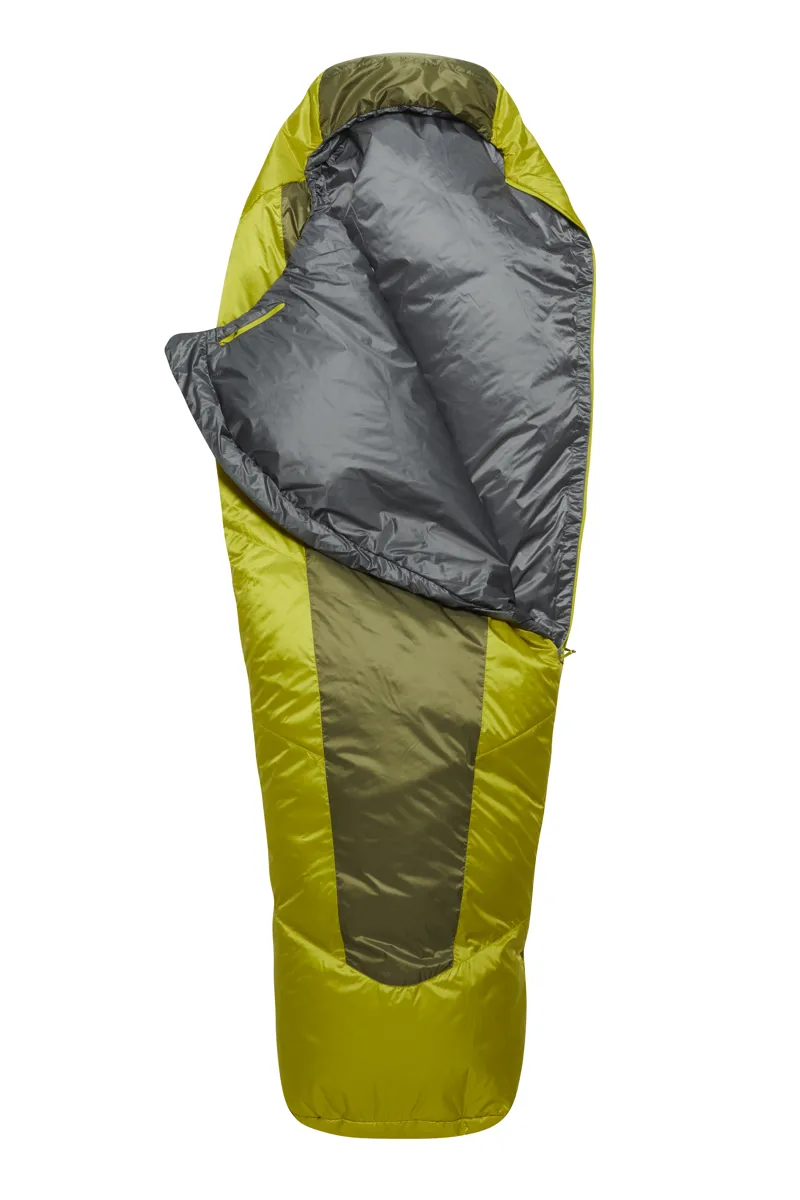 Rab Solar Eco 0 Sleeping Bag Chlorite Green - Long - Left Zip-2