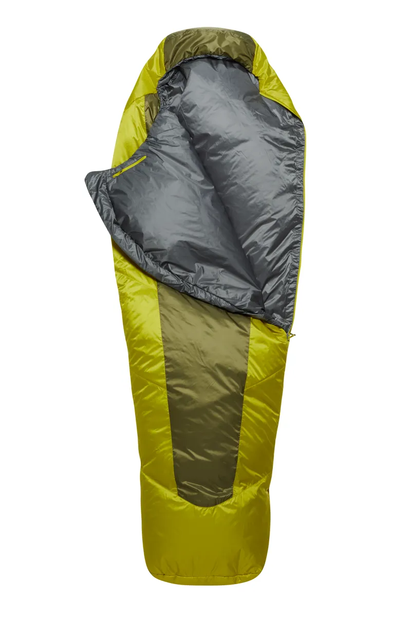 Rab Solar Eco 0 Sleeping Bag Chlorite - Regular - Left Zip-2