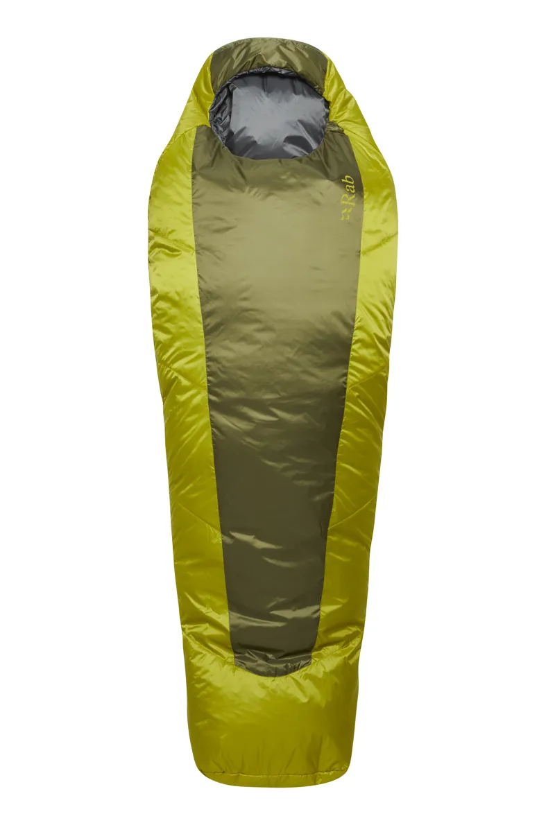 Rab Solar Eco 0 Sleeping Bag Chlorite Green - Long - Left Zip