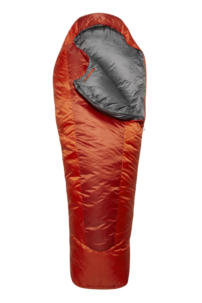 Rab Solar Eco 1 Sleeping Bag Red Clay - Long - Left Zip-1