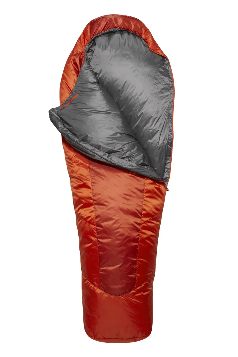 Rab Solar Eco 1 Sleeping Bag Red Clay - Long - Left Zip-2