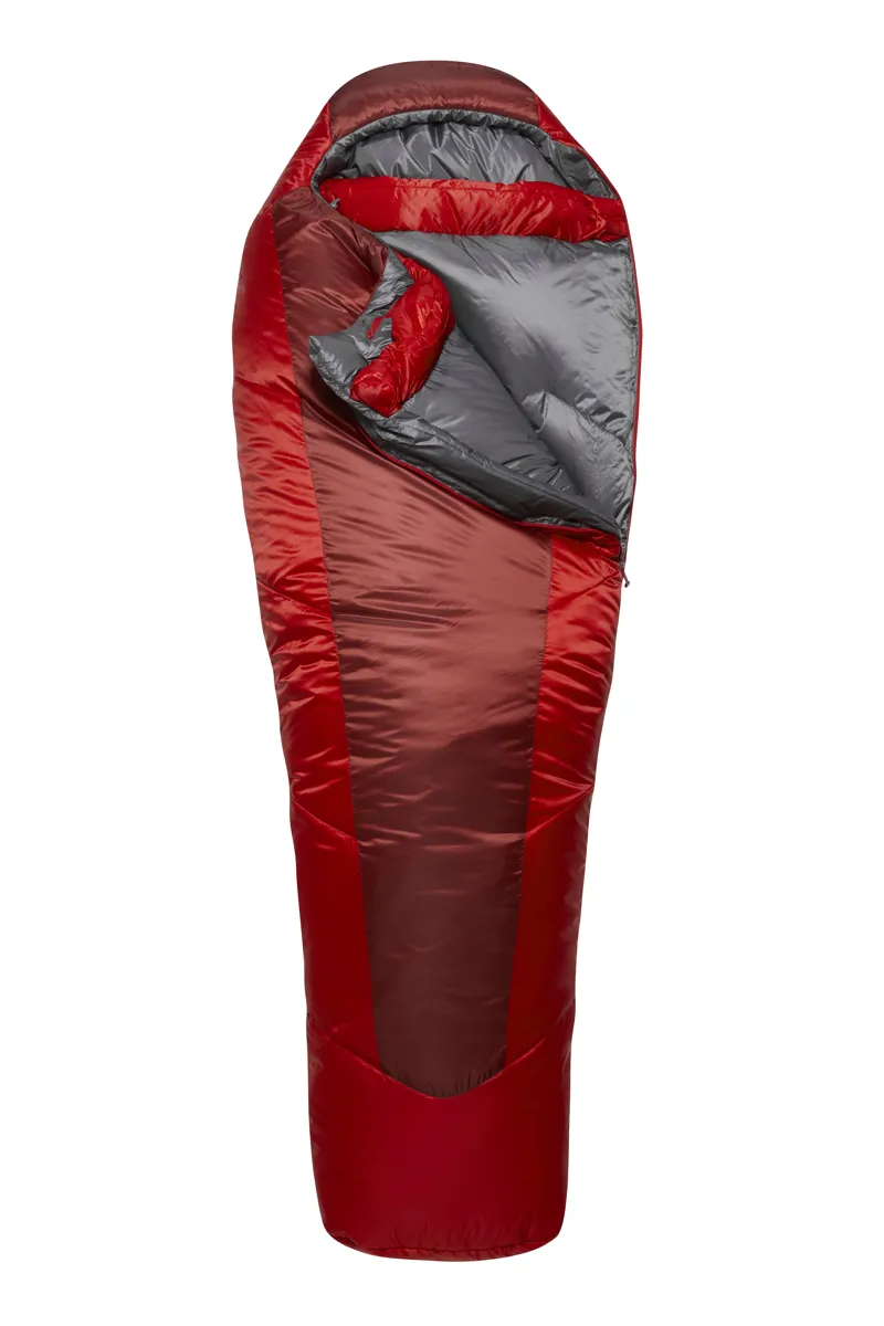Rab Solar Eco 3 Sleeping Bag Oxblood Red - Wide - Long - Left Zip-1
