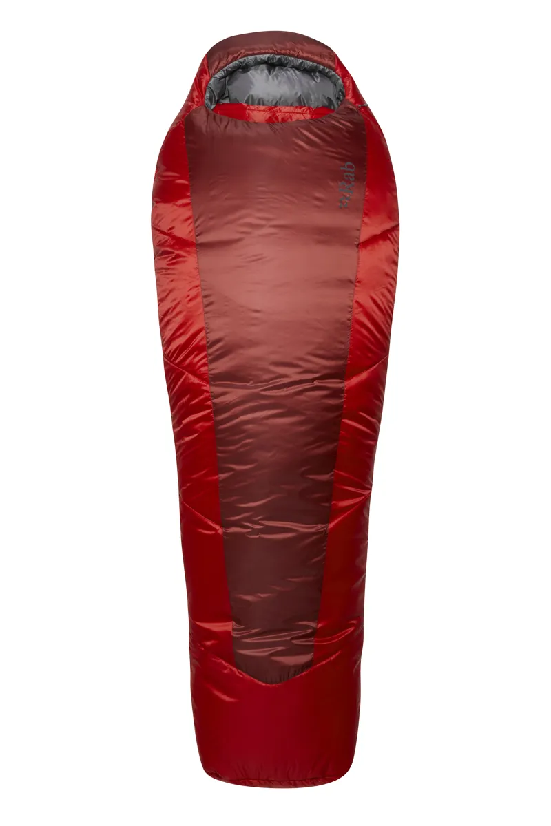 Rab Solar Eco 3 Sleeping Bag Oxblood Red - Right Zip