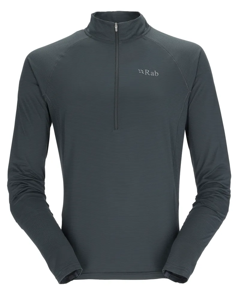 Rab Mens Sonic LS Zip Beluga
