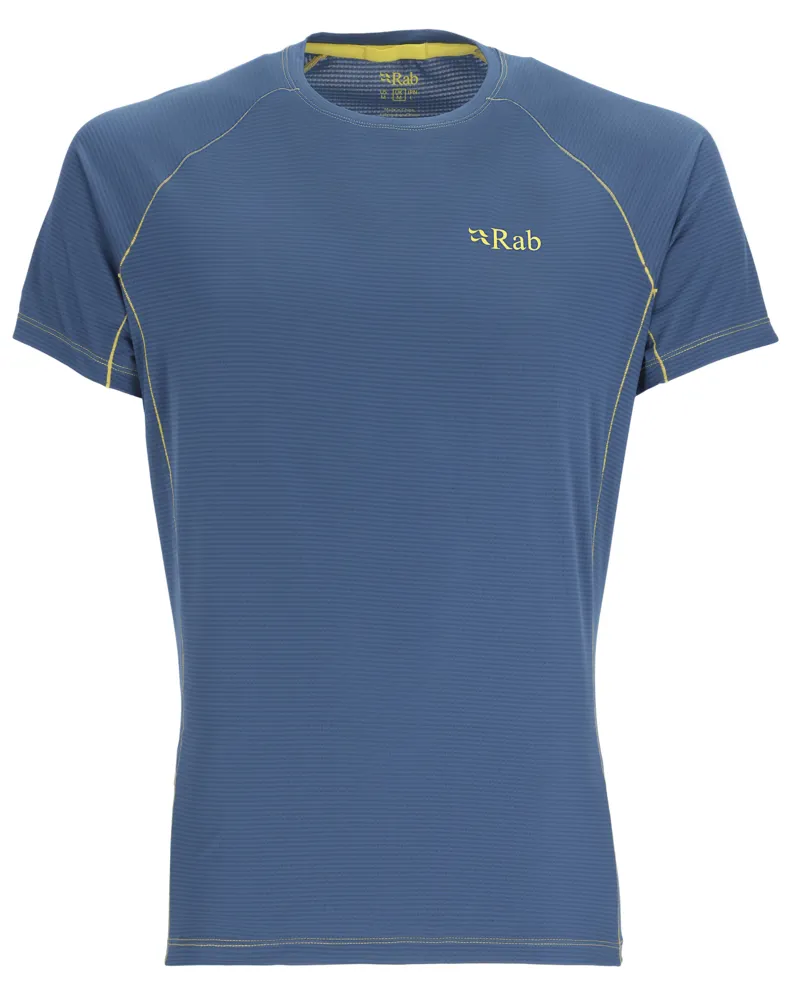 Rab Mens Sonic Tee Nightfall Blue