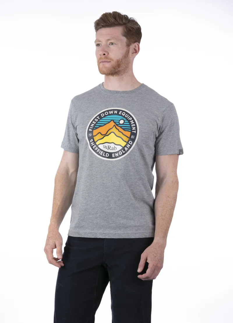 Rab Stance 3 Peaks Tee Grey-1