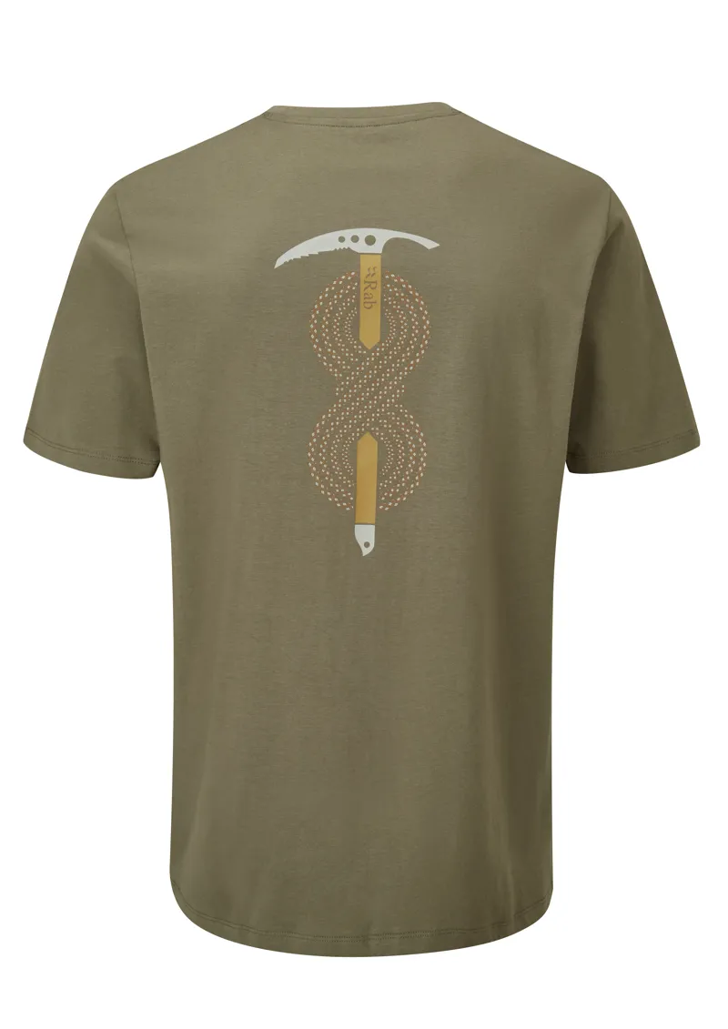 Rab Mens Stance Axe T-Shirt Light Khaki-2
