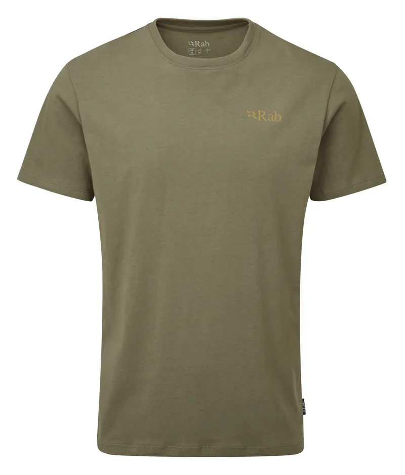 Rab Mens Stance Axe T-Shirt Light Khaki