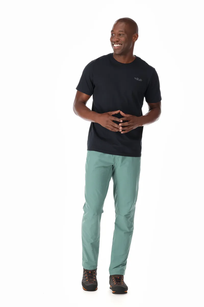 Rab Mens Stance Mountain Peak Tee Beluga-4