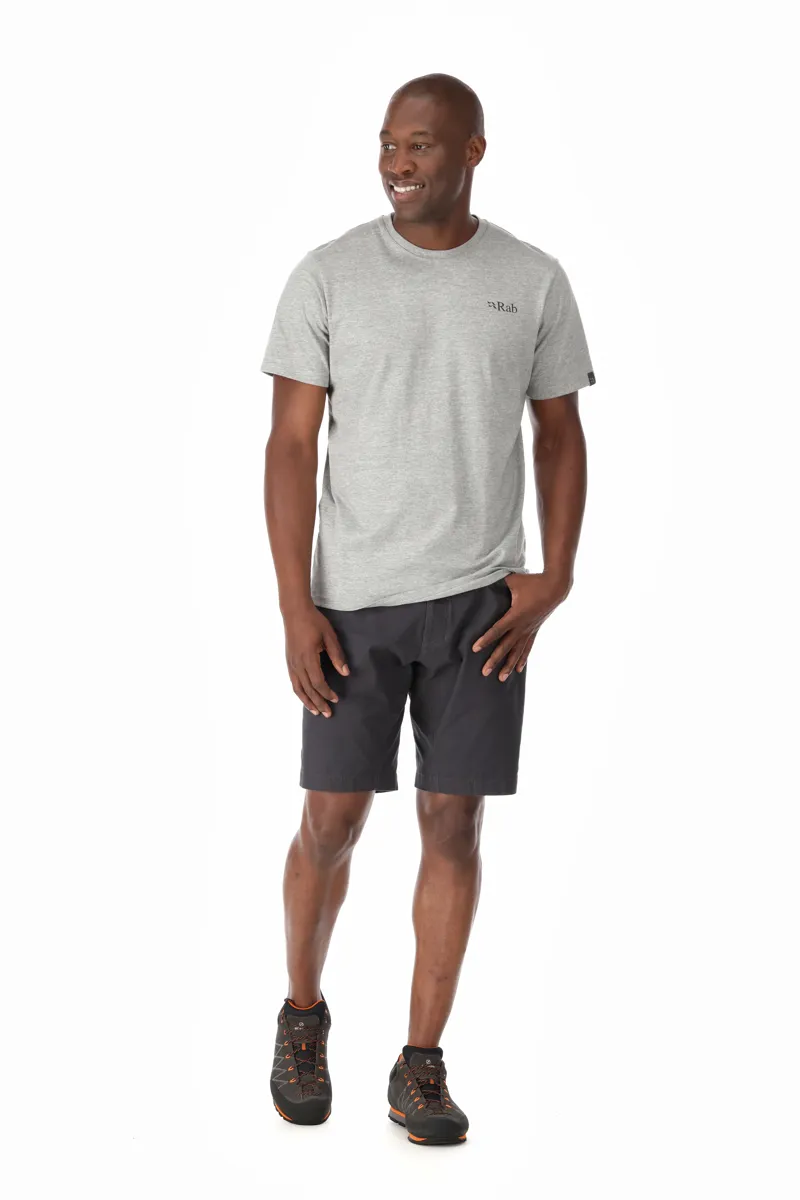 Rab Mens Stance Mountain Peak Tee Grey Marl-3