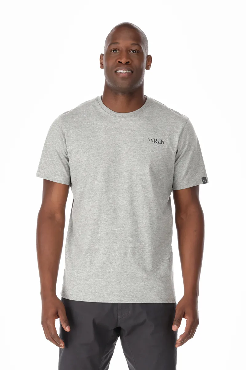Rab Mens Stance Mountain Peak Tee Grey Marl-4