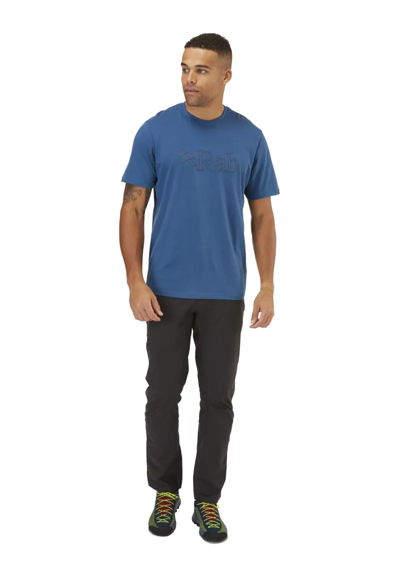 Rab Mens Stance Sketch Tee Denim-1