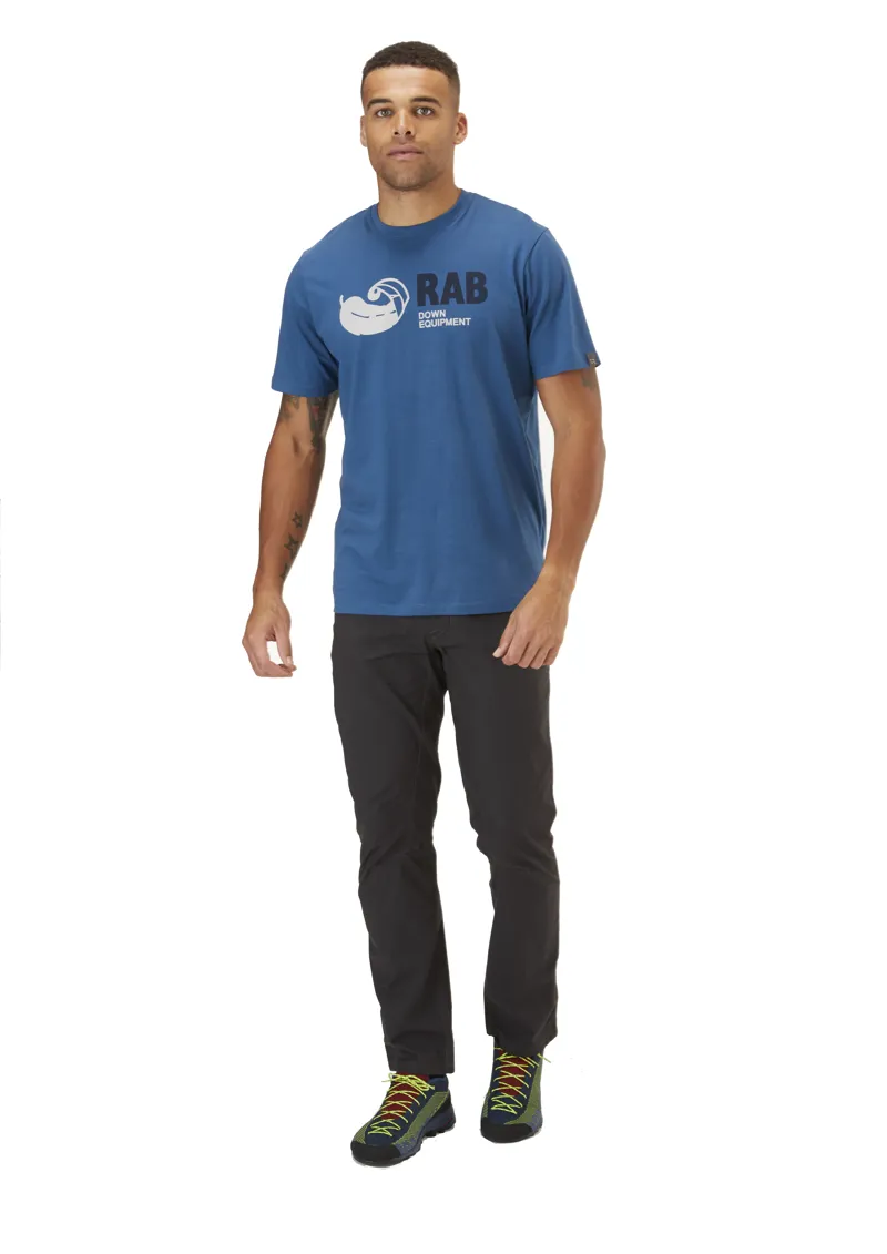 Rab Mens Stance Sketch Tee Denim-4