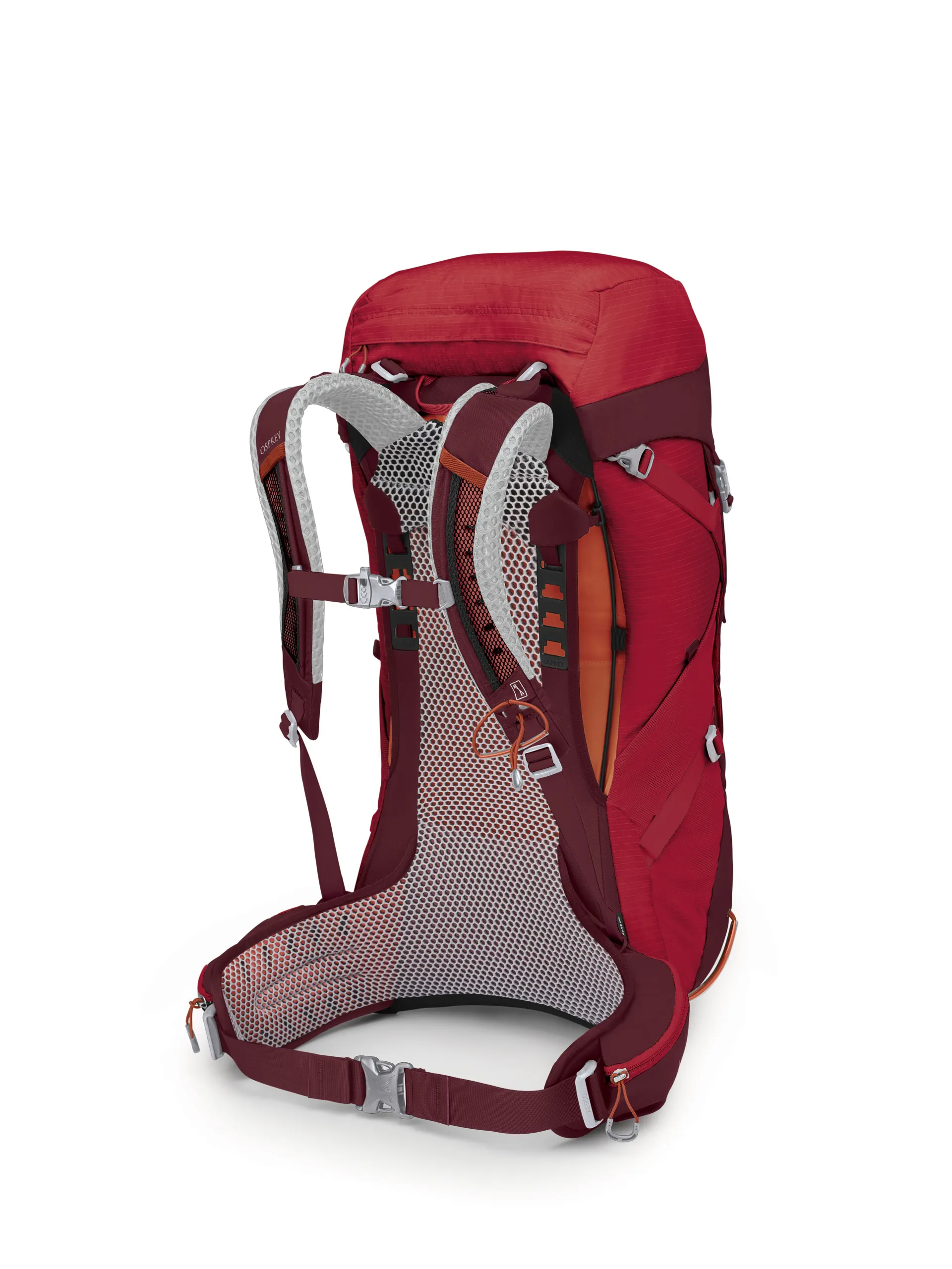 osprey backpack beet red Daylite Gravity suspension system for enhanced comfort and ventilation Osprey Packs Nebula Men's Laptop