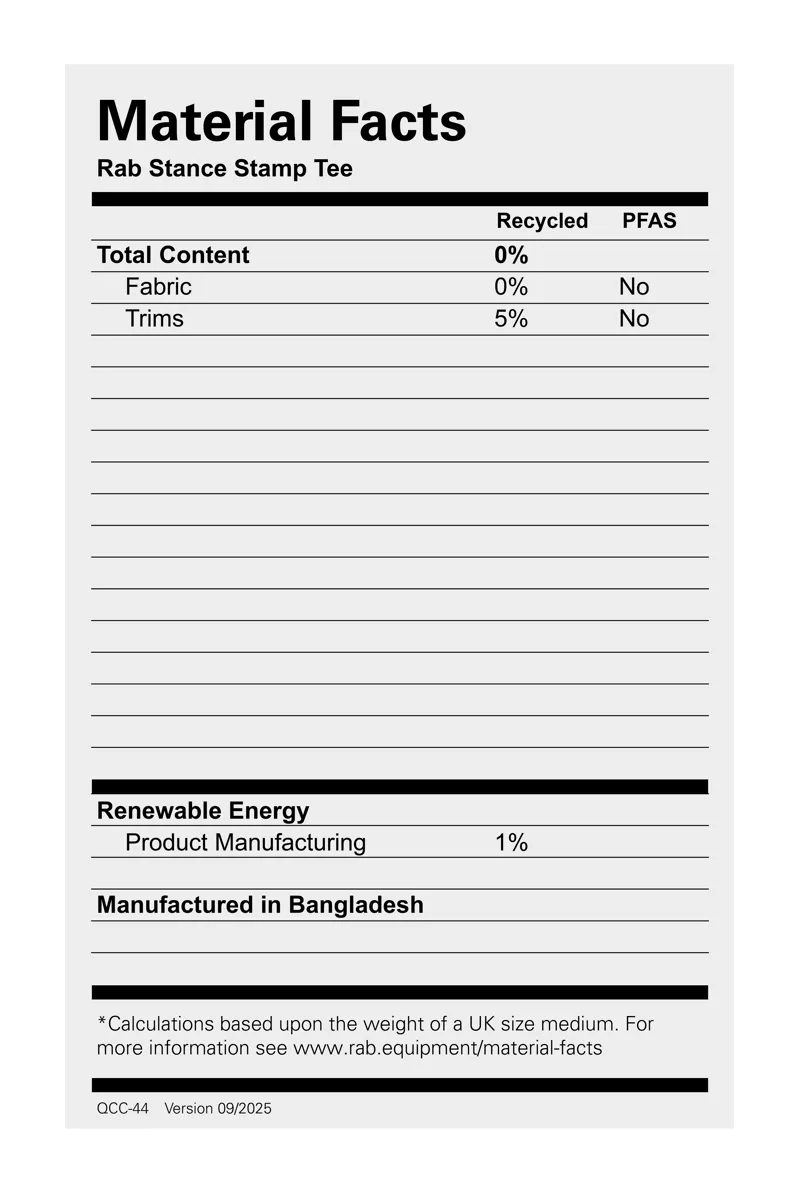 Rab Men's Stance Stamp Tee Dark Iris-6