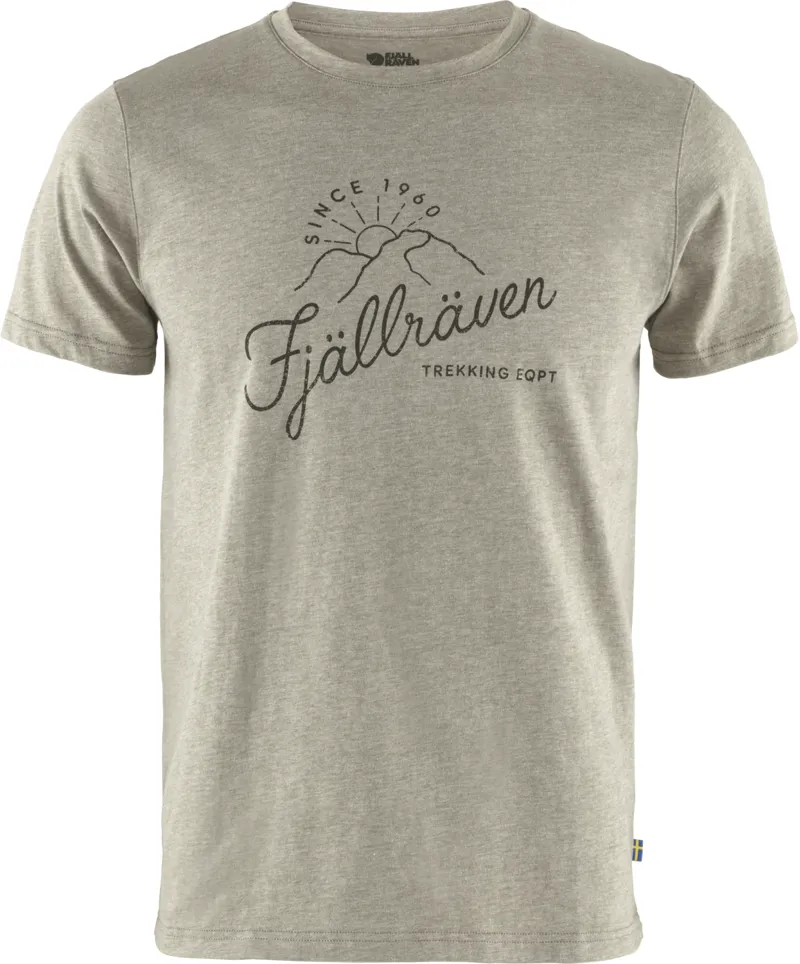 Fjallraven Mens Sunrise T-shirt Light Olive/Melange
