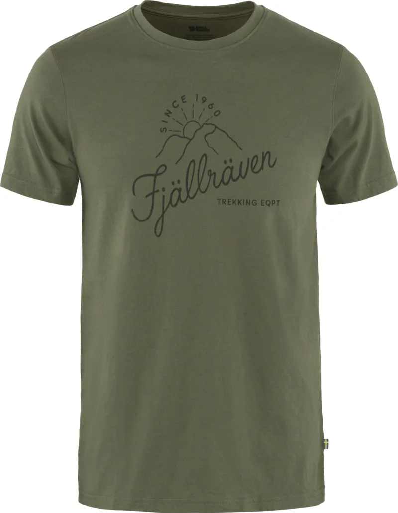 Fjallraven Mens Sunrise T-shirt Laurel Green