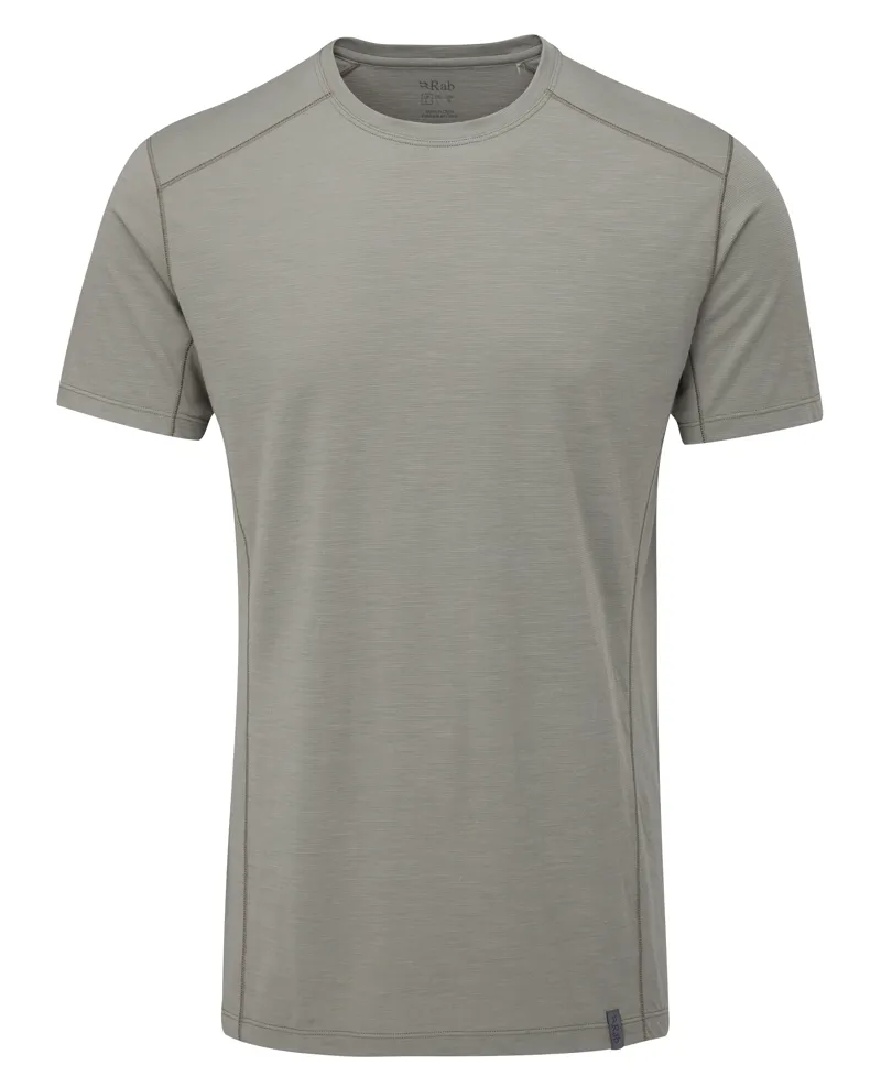 Rab Mens Syncrino Base Tee Stone